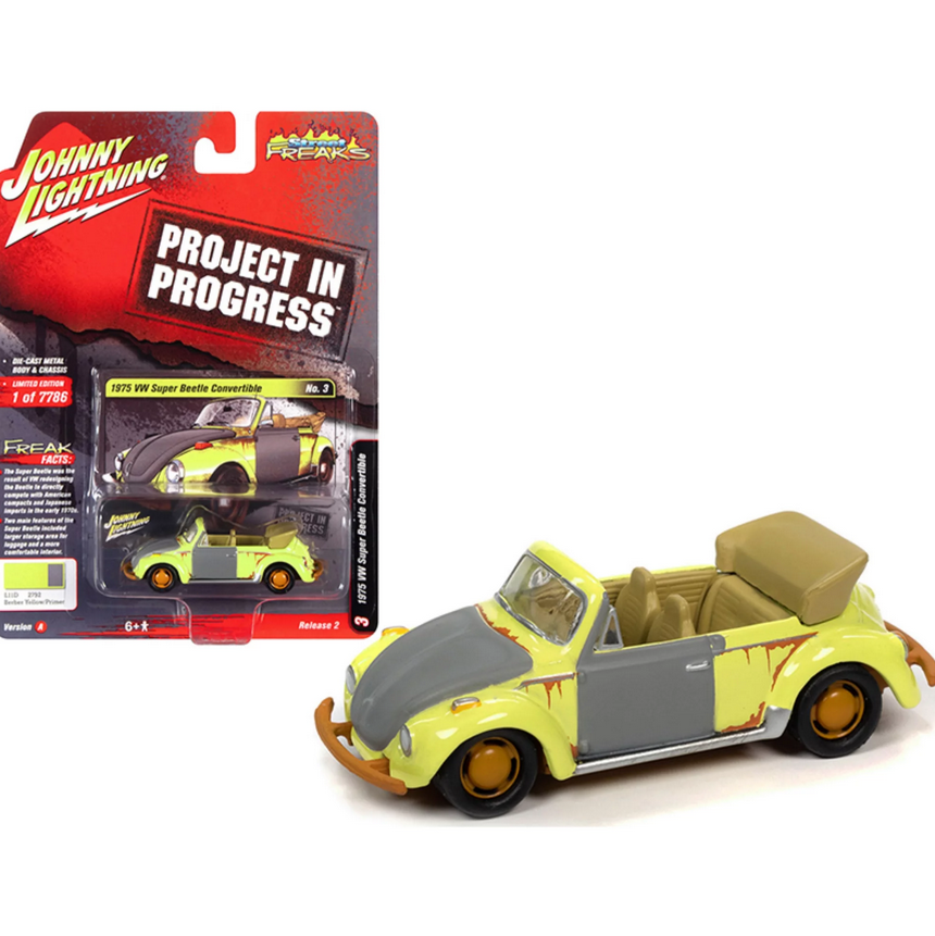 Johnny Lightning Project In Progress Volkswagen Super Beetle Convertible