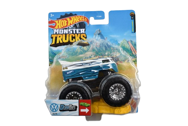 Hot Wheels Monster Trucks Drag Bus Volkswagen Combi