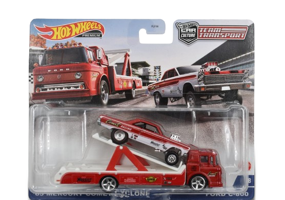Hot Wheels Premium Mercury Comet Cyclone 1965 & Ford C800