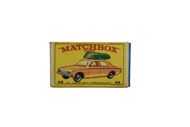 Lesney Matchbox 45 Ford Corsair & Boat