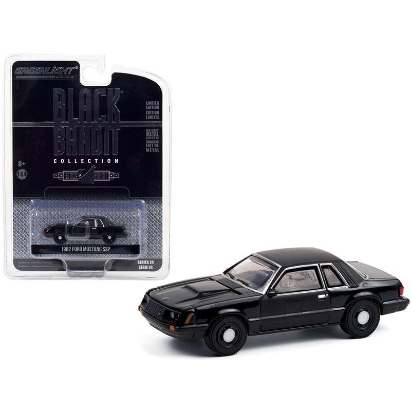 Greenlight Black Bandit Ford Mustang SSP 1982 Greenlight Black Bandit Ford Mustang SSP 1982
