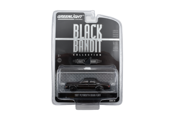 Greenlight Black Bandit Plymouth Gran Fury 1987 Greenlight Black Bandit Plymouth Gran Fury 1987