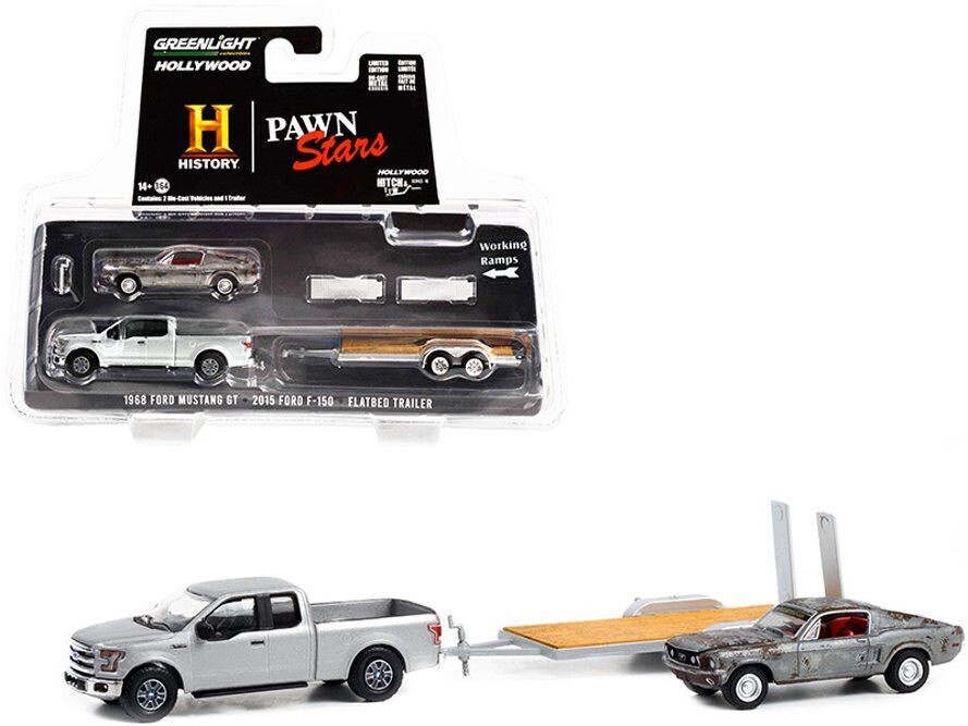 Greenlight Pawn Stars Ford Mustang GT 1968 & Ford F150 2015