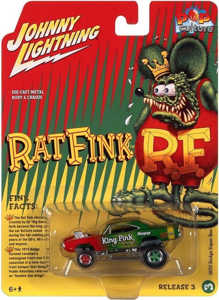 Johnny Lightning Rat Fink Dodge Super Bee 1970