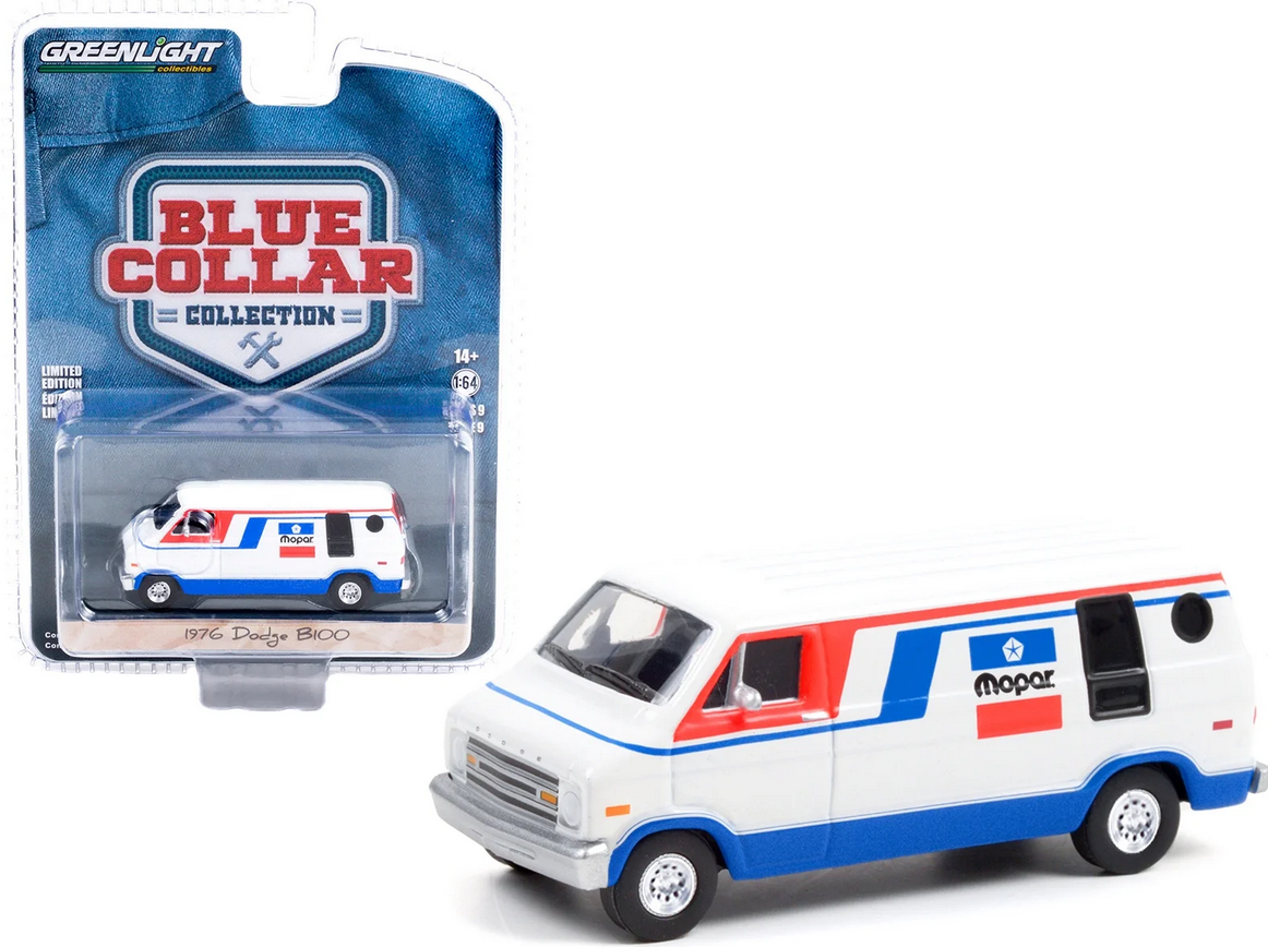 Greenlight Blue Collar Dodge B100 1976 Mopar