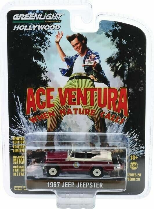 Greenlight Ace Ventura Jeep Jeepster 1967 Greenlight Ace Ventura Jeep Jeepster 1967