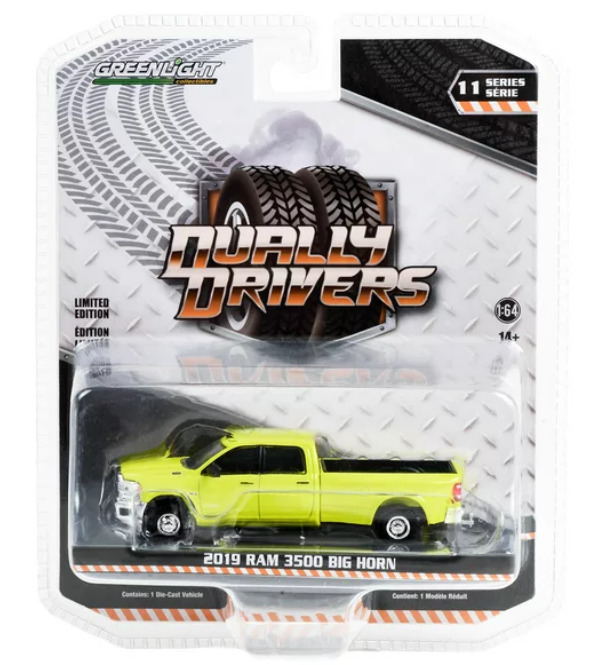Greenlight Dually Drivers Dodge Ram 3500 Big Horn 2019 Greenlight Dually Drivers Dodge Ram 3500 Big Horn 2019