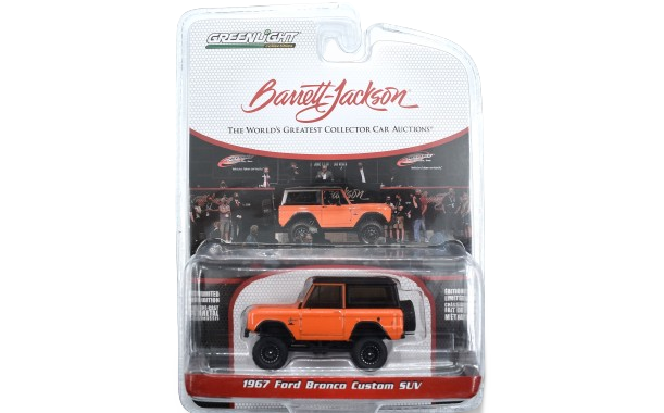 Greenlight Barrett Jackson Ford Bronco Custom SUV 1967 Greenlight Barrett Jackson Ford Bronco Custom SUV 1967