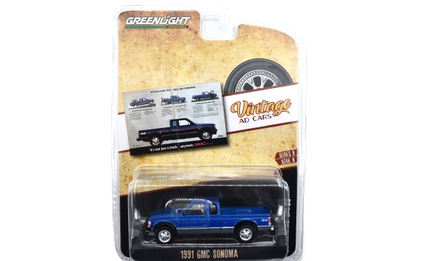 Greenlight Vintage AD Cars GMC Sonoma 1991 Greenlight Vintage AD Cars GMC Sonoma 1991