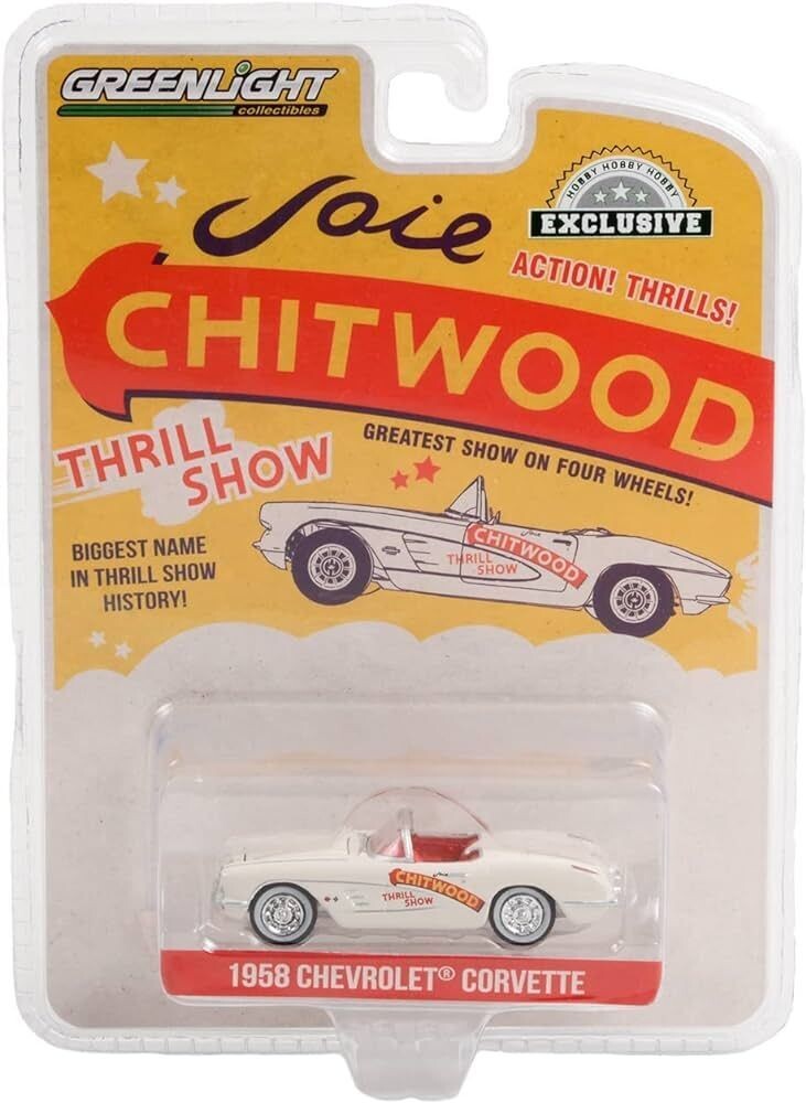Greenlight Joie Chitwood Chevrolet Corvette 1958 Greenlight Joie Chitwood Chevrolet Corvette 1958