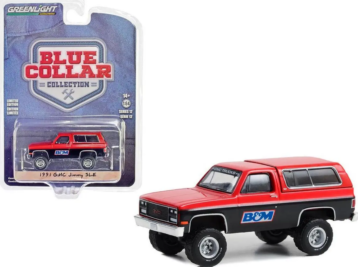 Greenlight Blue Collar GMC Jimmy SLE 1991 Greenlight Blue Collar GMC Jimmy SLE 1991