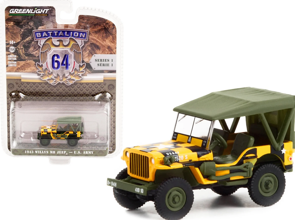 Greenlight Battalion 64 Willys MB Jeep US Army 1943