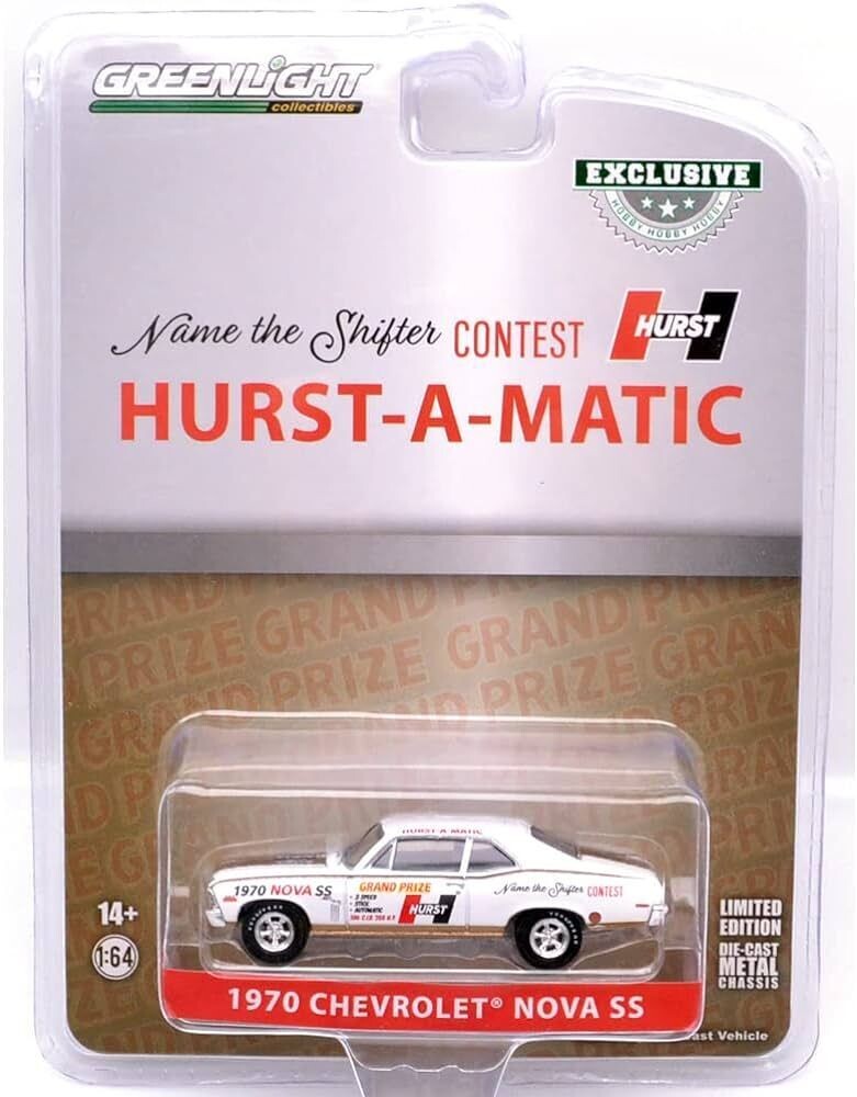 Greenlight Hurst Chevrolet Nova SS 1970 Greenlight Hurst Chevrolet Nova SS 1970