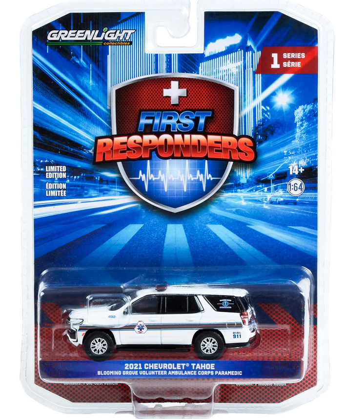 Greenlight First Responders Chevrolet Tahoe 2021 Greenlight First Responders Chevrolet Tahoe 2021