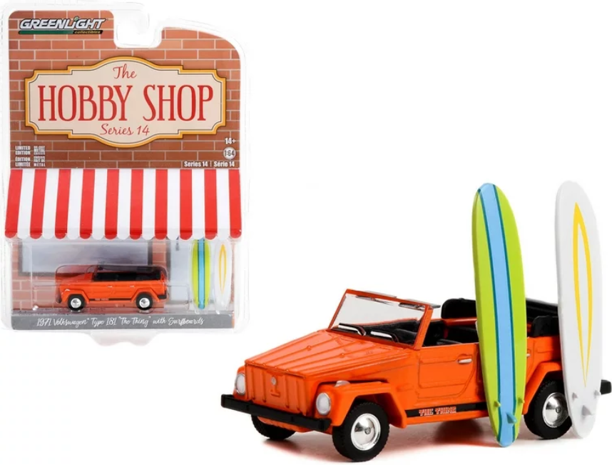 Greenlight The Hobby Shop Volkswagen Type 181 The Thing With Surfboards 1971