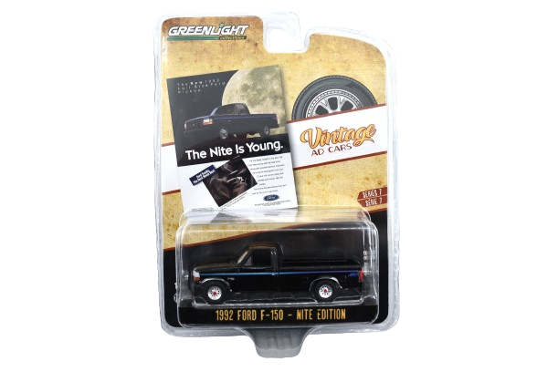 Greenlight Vintage AD Cars Ford F150 Nite Edition 1992