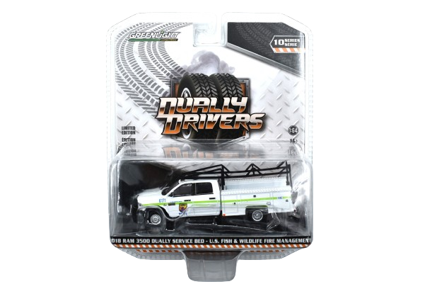 Greenlight Dually Drivers Dodge Ram 3500 Dually Service BED 2018 Greenlight Dually Drivers Dodge Ram 3500 Dually Service BED 2018