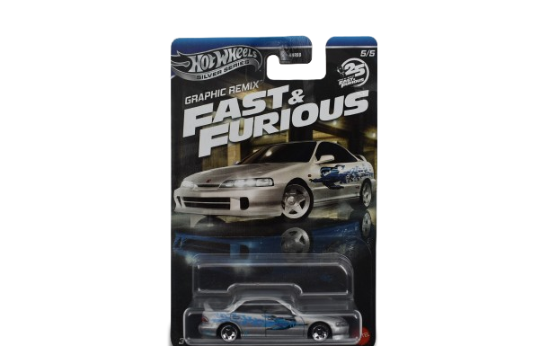 Hot Wheels Silver Series Fast & Furious Acura Integra Sedan GSR Custom