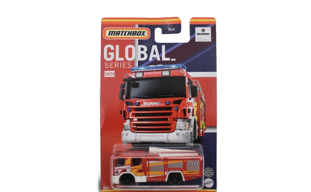 Matchbox Global Series Scania P360 Fire Truck Matchbox Global Series Scania P360 Fire Truck