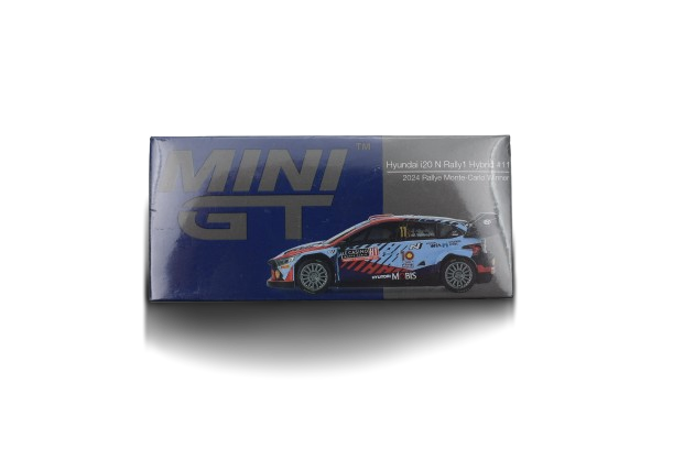 Mini GT Hyundai i20 N Rally 1 Hybrid #11 Mini GT Hyundai i20 N Rally 1 Hybrid #11
