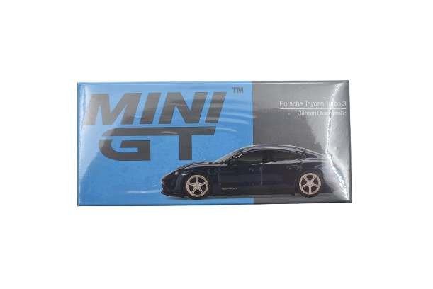 Mini GT Porsche Taycan Turbo S Blue Mini GT Porsche Taycan Turbo S Blue