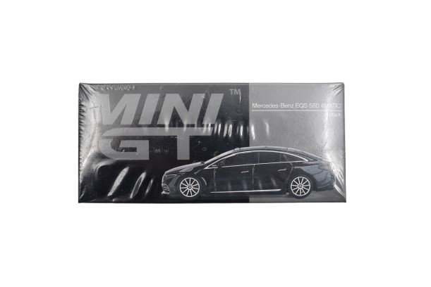 Mini GT Mercedes Benz EQS 580 4Matic Black Mini GT Mercedes Benz EQS 580 4Matic Black