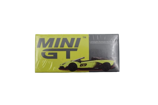 Mini GT Lamborghini Aventador SVJ 63 Roadster Mini GT Lamborghini Aventador SVJ 63 Roadster