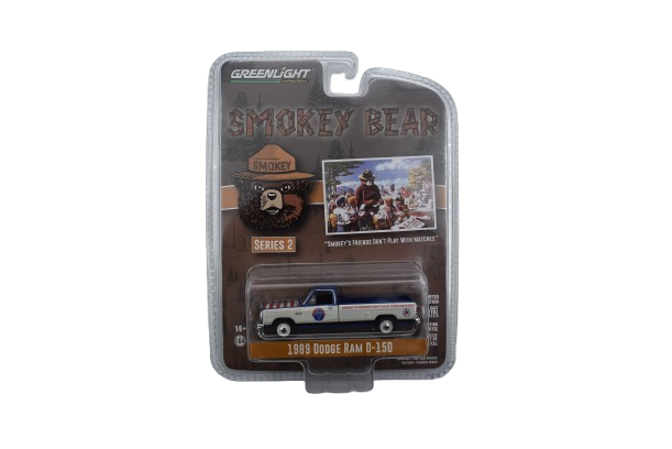 Greenlight Smokey Bear Dodge Ram D150 1989 Greenlight Smokey Bear Dodge Ram D150 1989