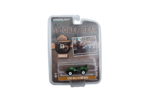 Greenlight Smokey Bear Willys MB Jeep 1945 Greenlight Smokey Bear Willys MB Jeep 1945
