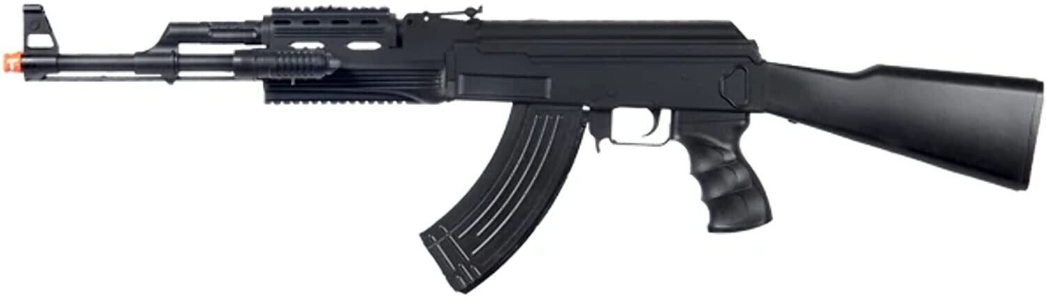 Tactical Airsoft Spring Rifle AK47 with Flashlight