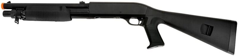 M56A Pump Action Tri-Shot Spring Powered Airsoft Shotgun