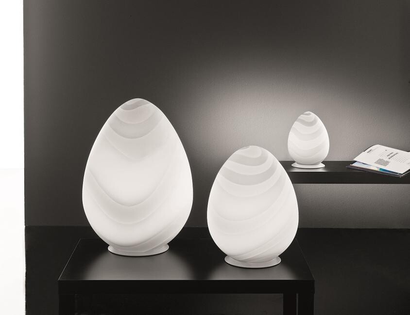 ALICE LAMPADA PICCOLA - SELENE ILLUMINAZIONE, VETRO: CON DECORO ONDA