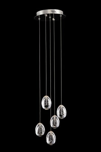 GOLDEN EGG SOSPENSIONE 5 LUCI - ILLUMINATI