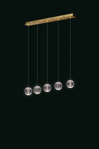 DIAMANTE SOSPENSIONE 5 LUCI - ILLUMINATI