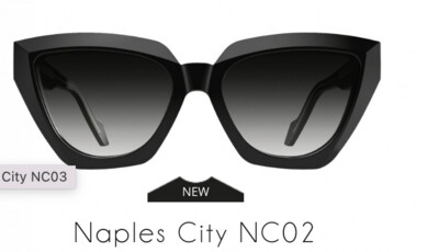 Occhiale sole NAPLES CITY NC02 BLACK -ORIGINAL VINTAGE