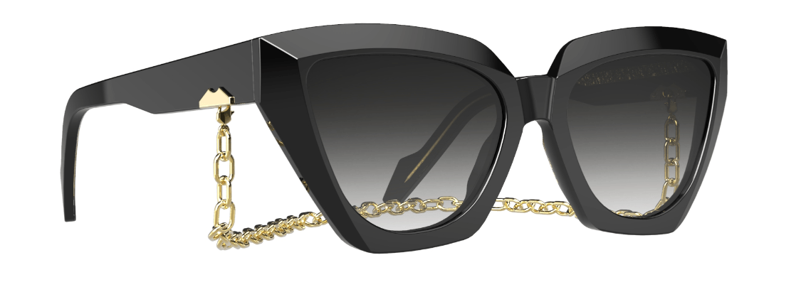 Occhiale sole NAPLES CITY  NC02 BLACK -ORIGINAL VINTAGE