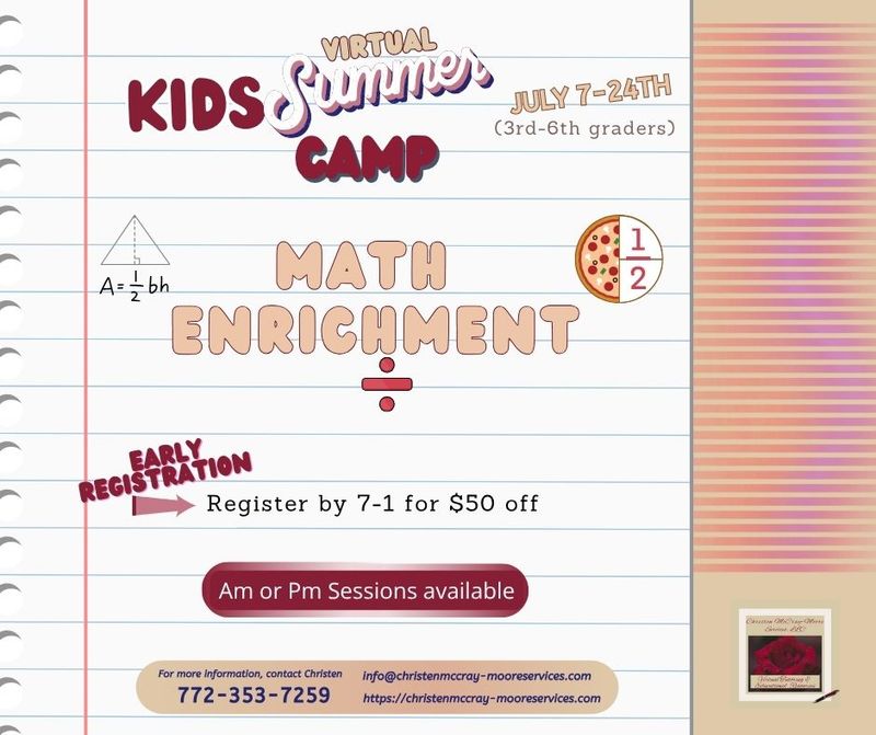 Math Enrichment (Virtual) 2025