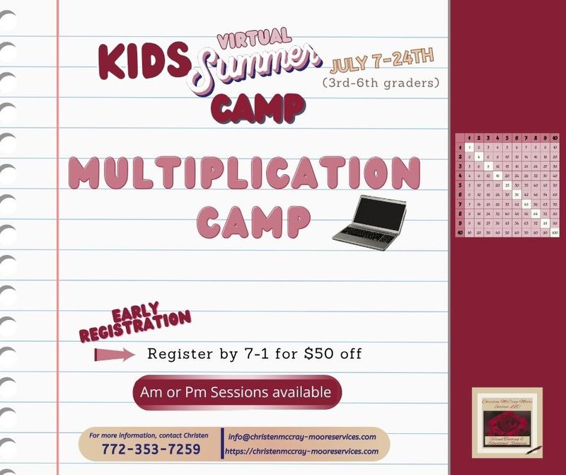 Multiplication Camp Sn 1 (Virtual)