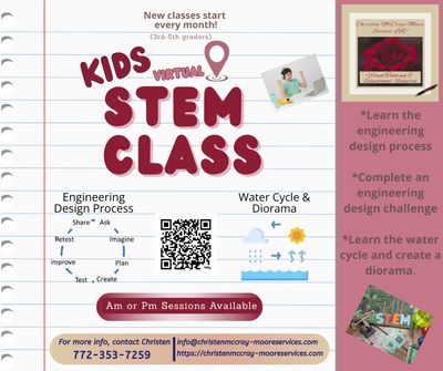 Online STEM Class for Kids
