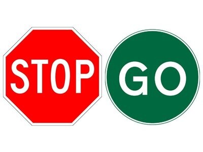 Go and Stop Sign