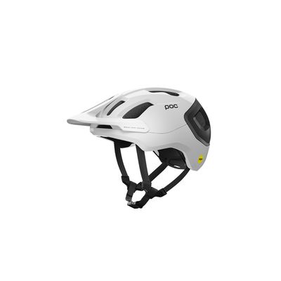 CASCO POC AXION RACE MIPS (BLANCO Y NEGRO)