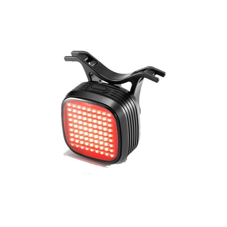 Luz trasera inteligente para bicicleta ROCKBROS R7 Pixel-Style, 12 modos, recargable