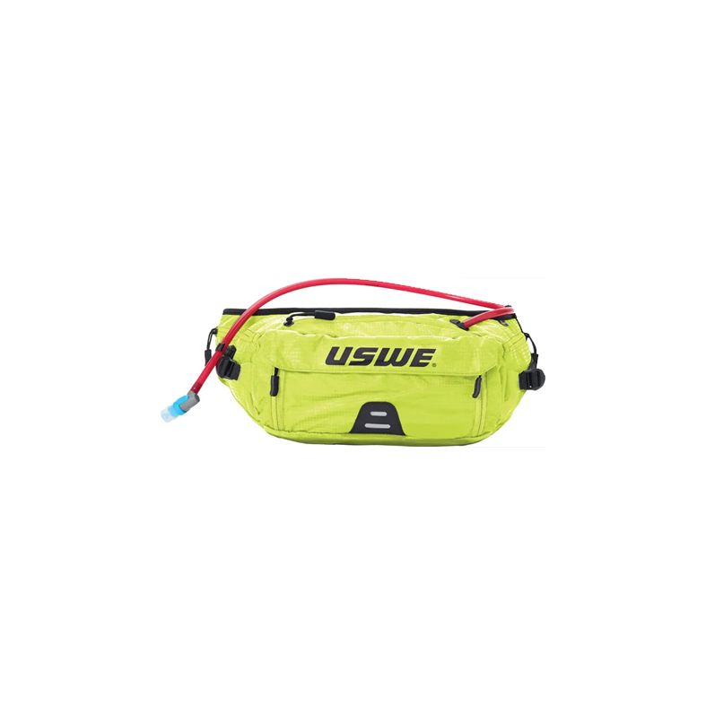 CANGURERA USWE ZULO 6 VENTILADA CON BOLSA DE HIDRATACIÓN DE 1.5L, CRAZY YELLOW