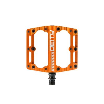 PEDALES DEITY BLACK KAT NARANJA