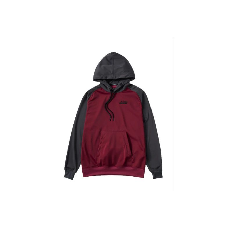 SUDADERA LOOSE RIDERS - ESS BURGUNDY GREY T/L