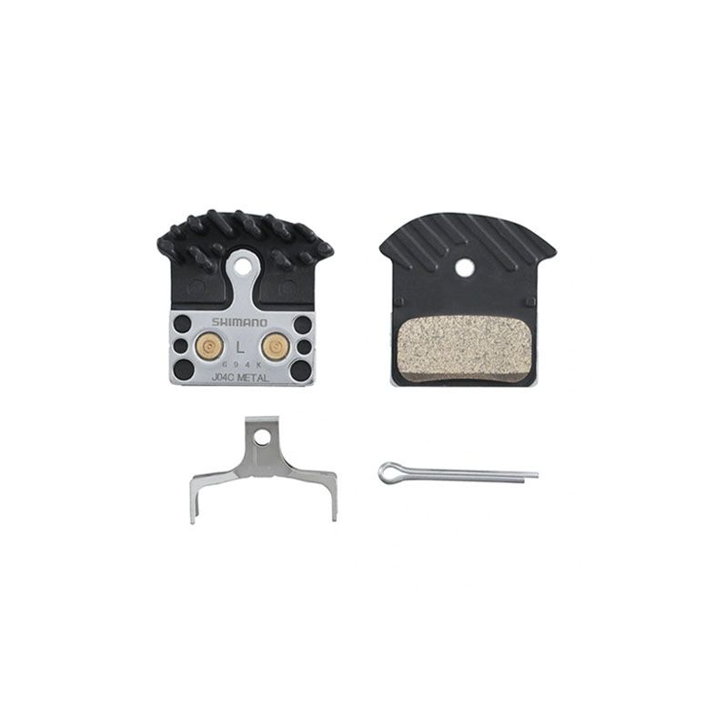 BALATAS DE FRENO SHIMANO J04C-MF CON ALETA