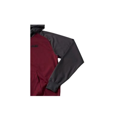 SUDADERA LOOSE RIDERS - ESS BURGUNDY GREY T/L