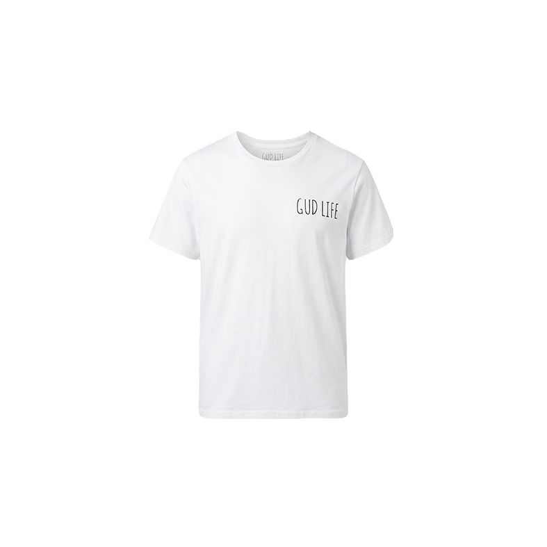 PLAYERA GUD LIFE MINIMALISTA MANGA CORTA