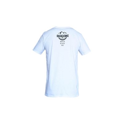 PLAYERA GUD LIFE OAXACA BIKE BLANCA MANGA CORTA UNISEX