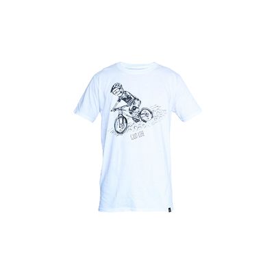 PLAYERA GUD LIFE OAXACA BIKE BLANCA MANGA CORTA UNISEX